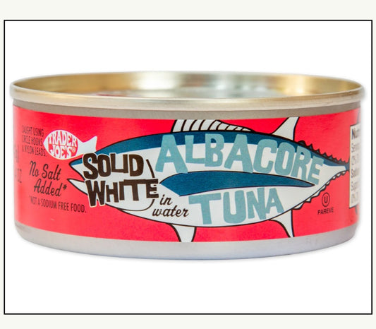 Solid White Albacore Tuna, No Salt Added