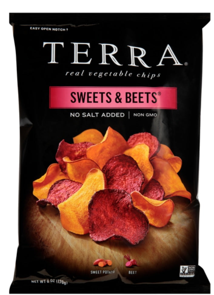 TERRA Sweets & Beets No Salt Added Real Vegetable Chips