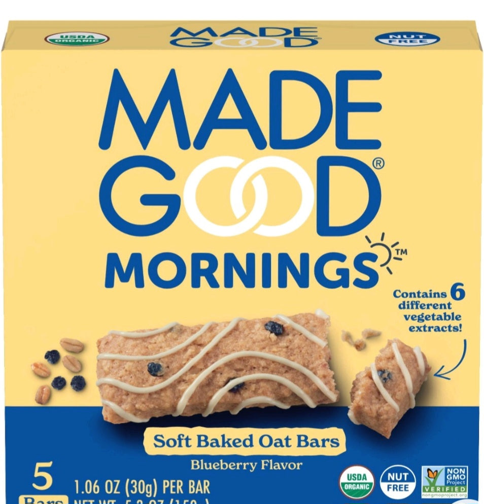 MadeGood™ Blueberry Breakfast Bars