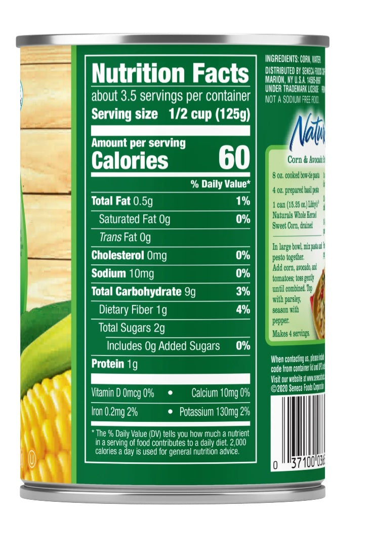 Libby's Naturals Cut Green Beans, No Salt or Sugar Added, 14.5 oz can