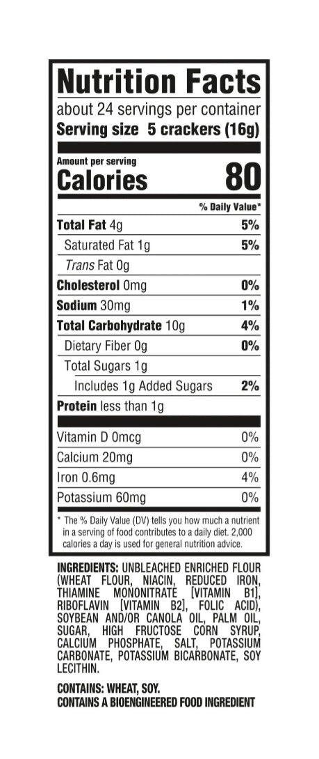 RITZ Crackers Hint of Salt Crackers, 13.7 oz