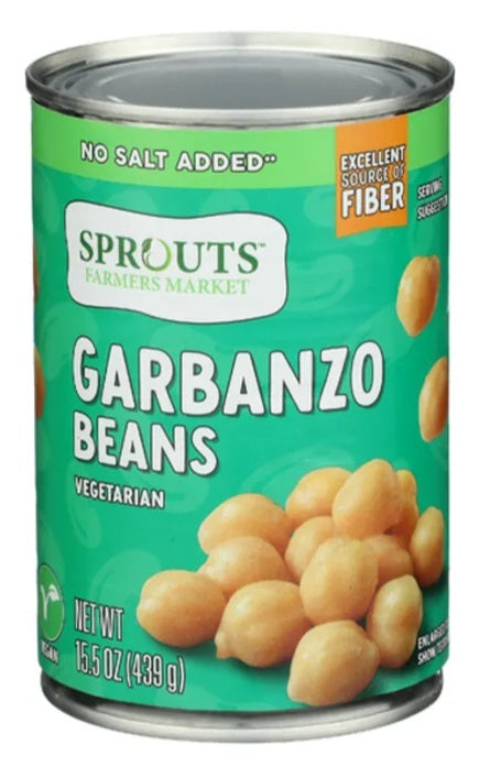 Sprouts No Salt Added Garbanzo Beans 15 oz