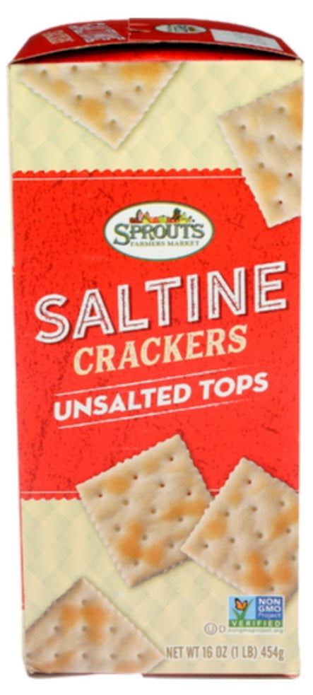 Sprouts Unsalted Saltine Crackers 16 oz