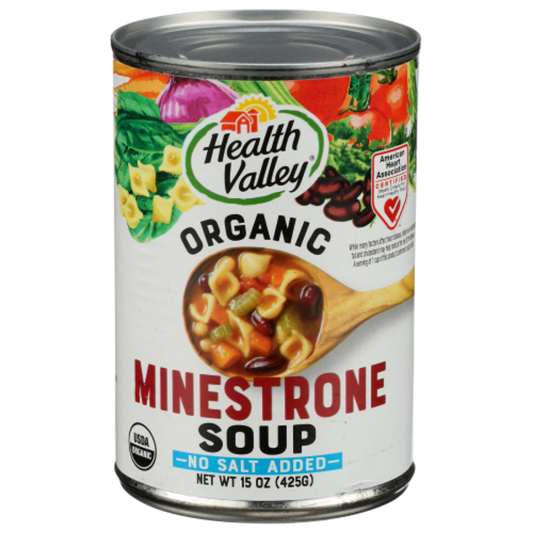 Organic No Salt Minestrone Soup